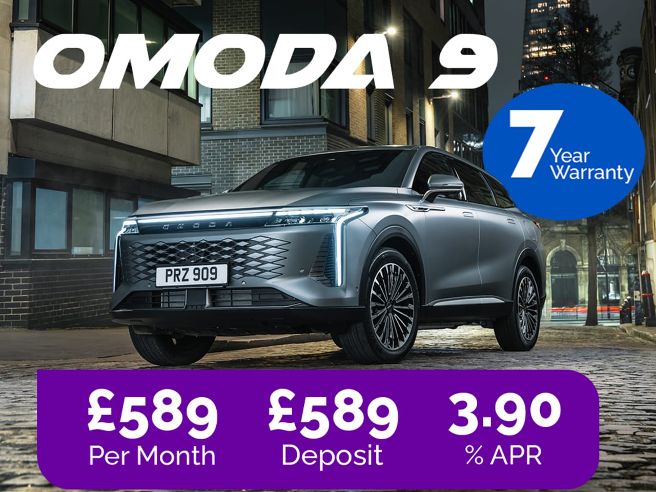 PCP: OMODA 9 Noble - £569 Per Month