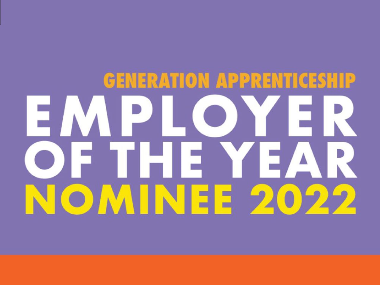 Generation Apprenticeship Employer of the Year Nominee