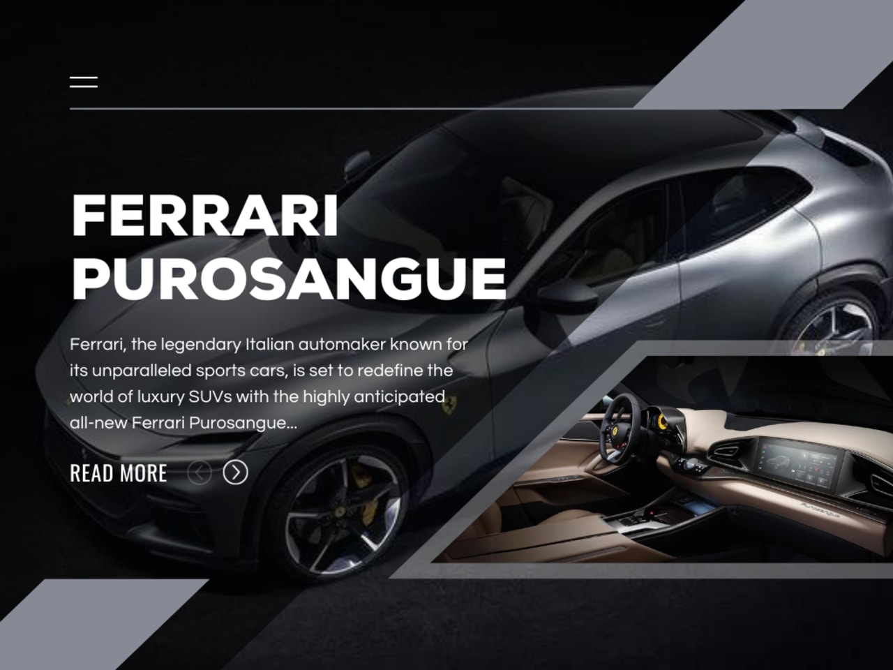 A Closer Look at the All-New Ferrari Purosangue