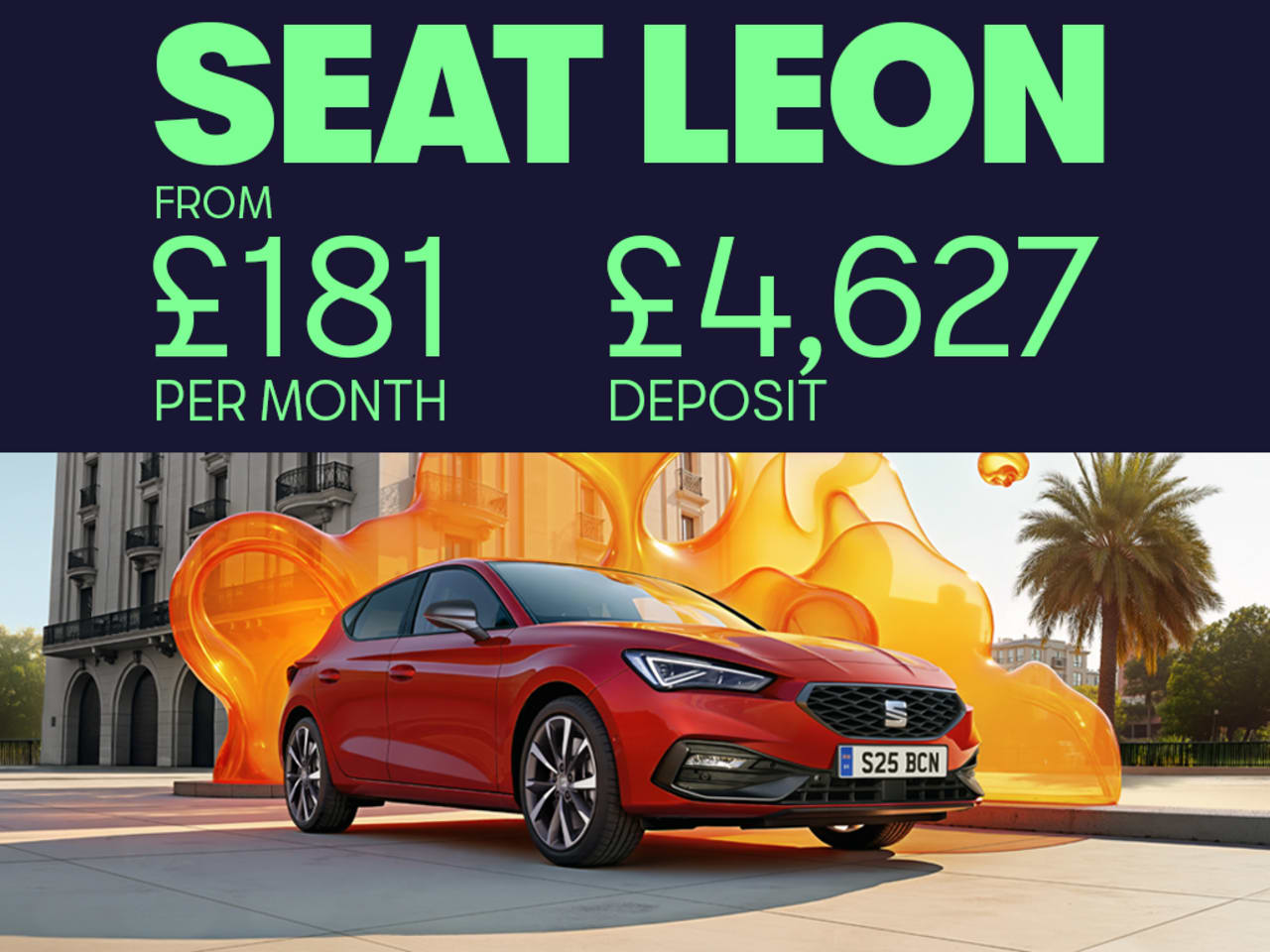 CLEARANCE EVENT: SEAT Leon from £181 Per Month
