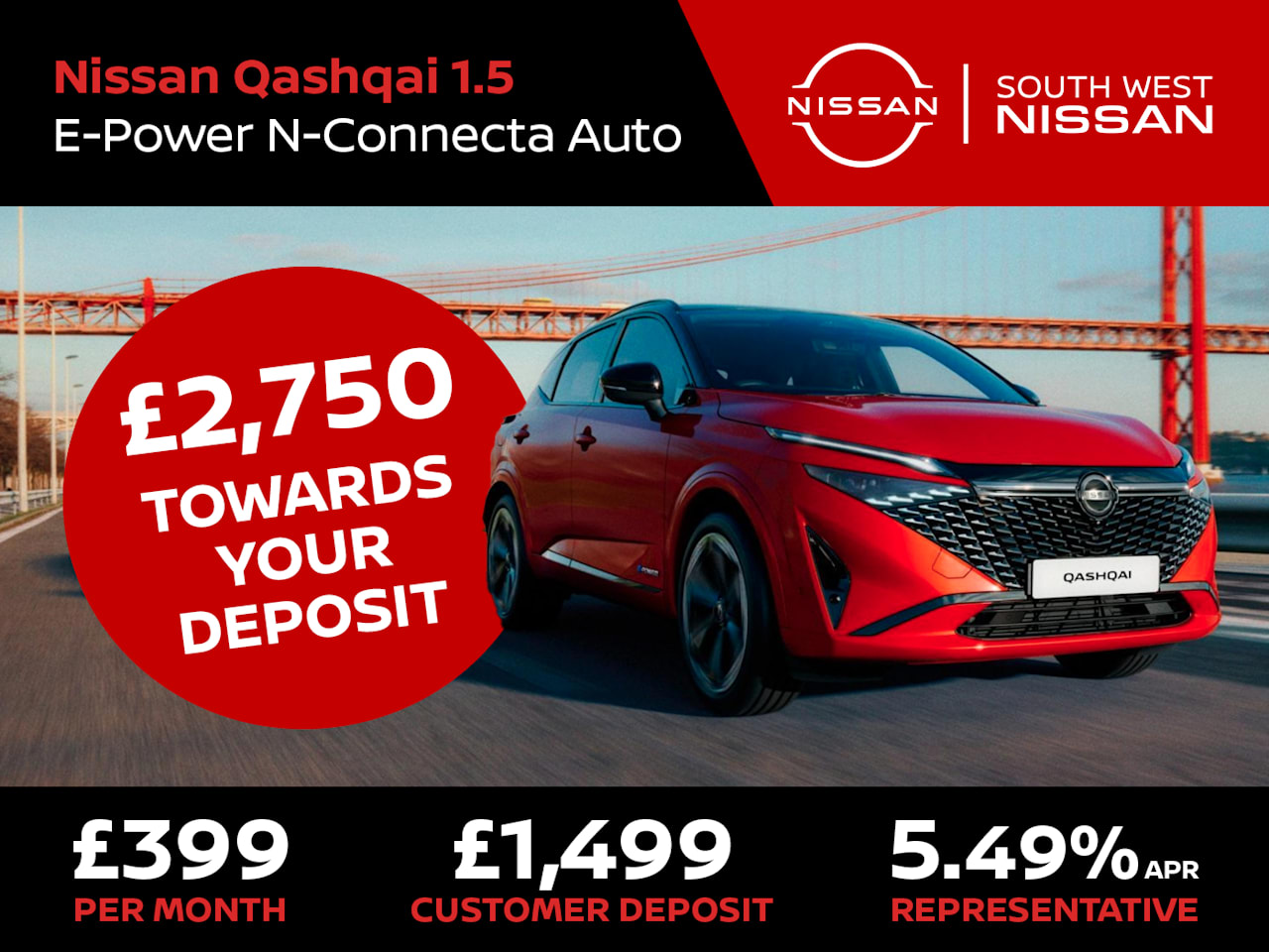 Nissan Qashqai 1.5 E-Power N-Connecta Auto