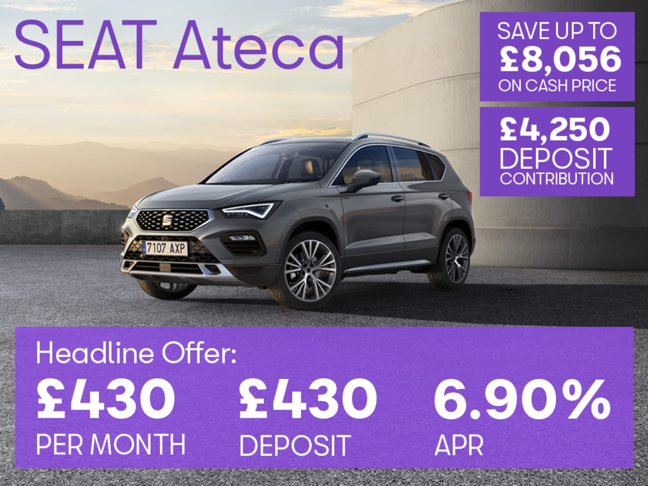 PCP: ATECA SE 150 - £430 Per Month