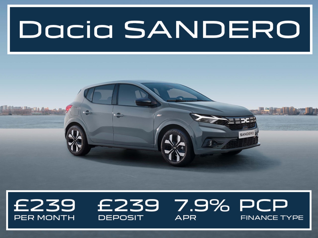 Low Payment PCP: SANDERO Essential - £239 Per Month