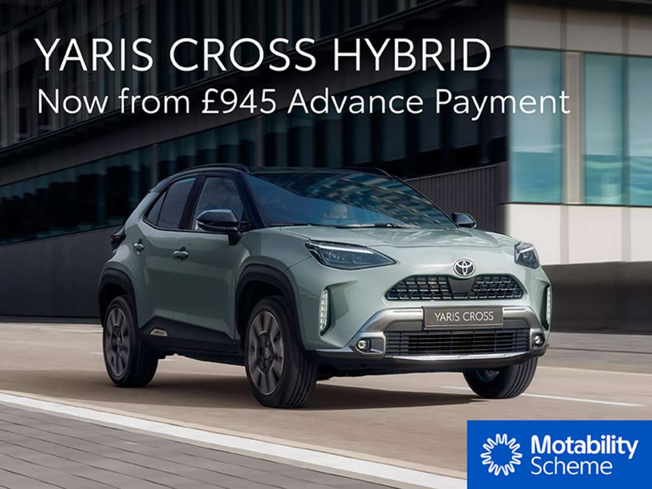 Yaris Cross Hybrid From £945 Advance Payment