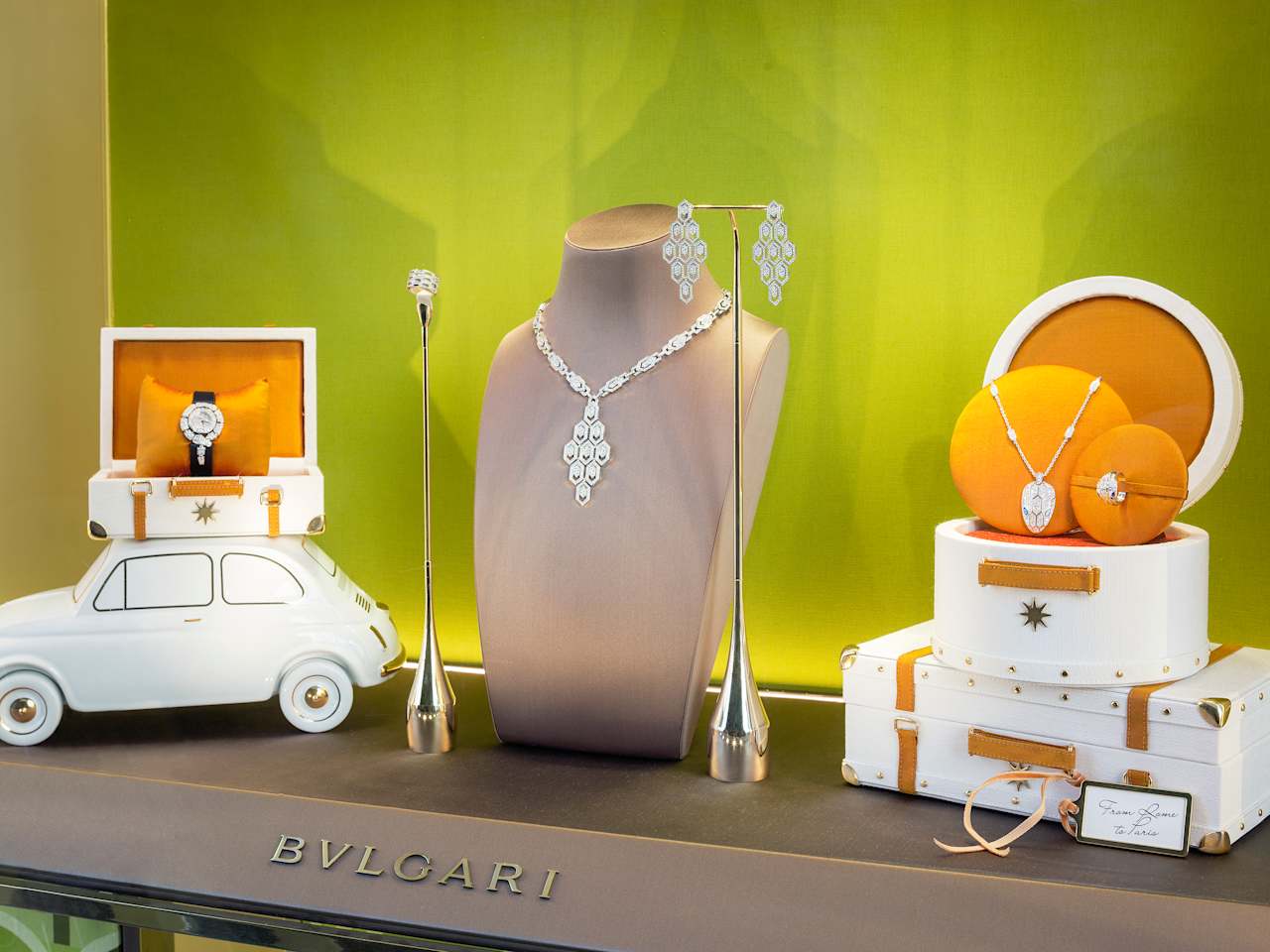 Bulgari Jewellery Takes A Trip in The Fiat 500
