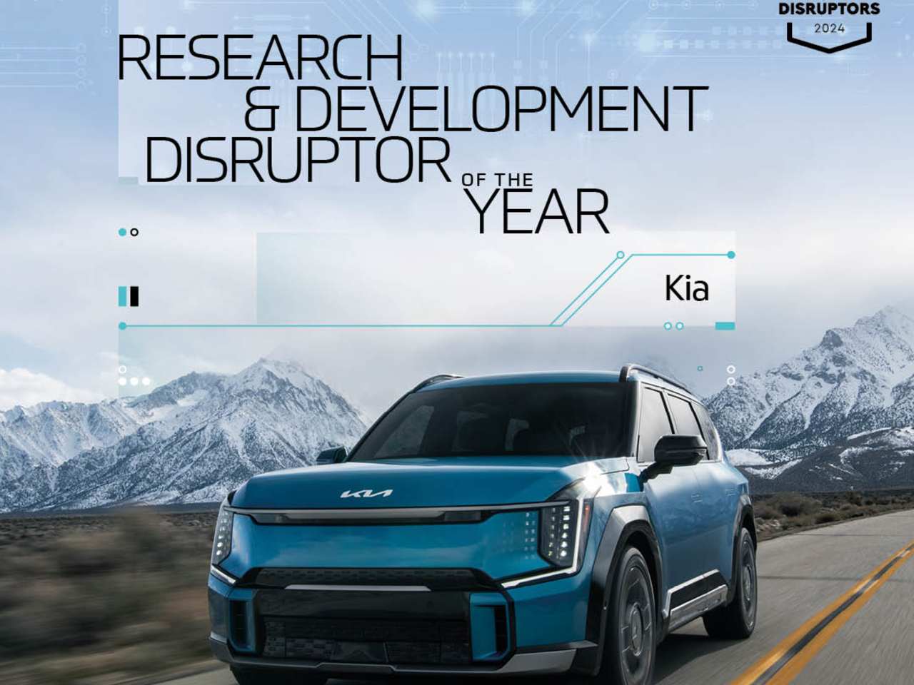  DOUBLE VICTORY FOR KIA AT 2024 NEWSWEEK AUTO DISRUPTORS AWARDS