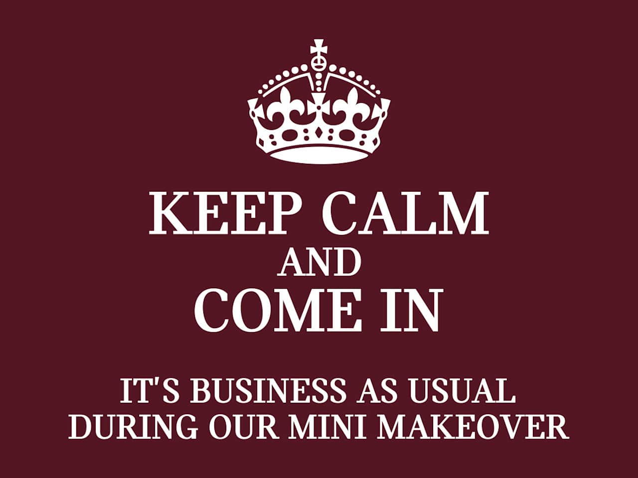 Snows MINI are having a refurb!