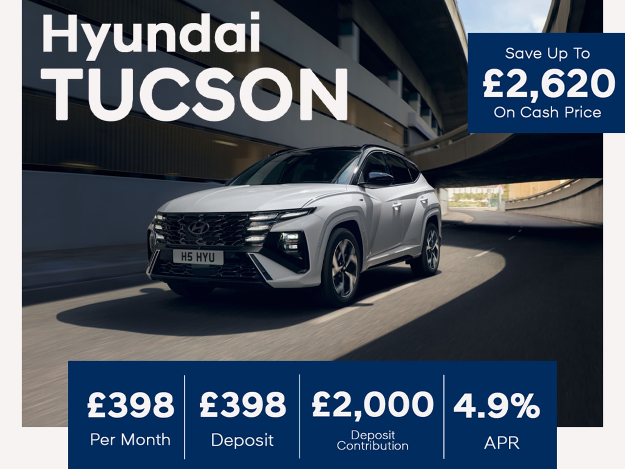 Low Deposit PCP: TUCSON Advance - £398 Per Month
