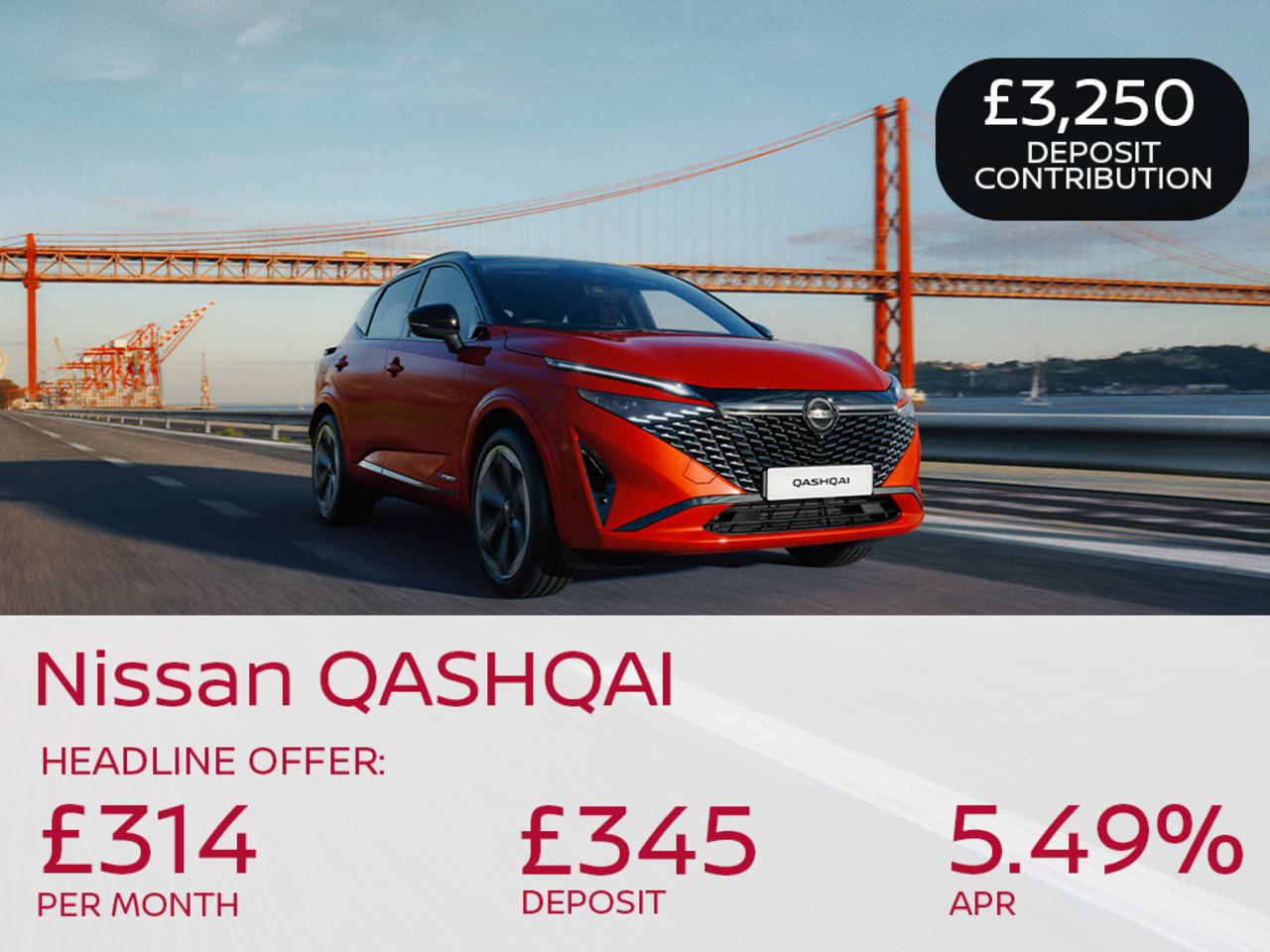 PCP: QASHQAI N-Connecta 140 - £314 Per Month