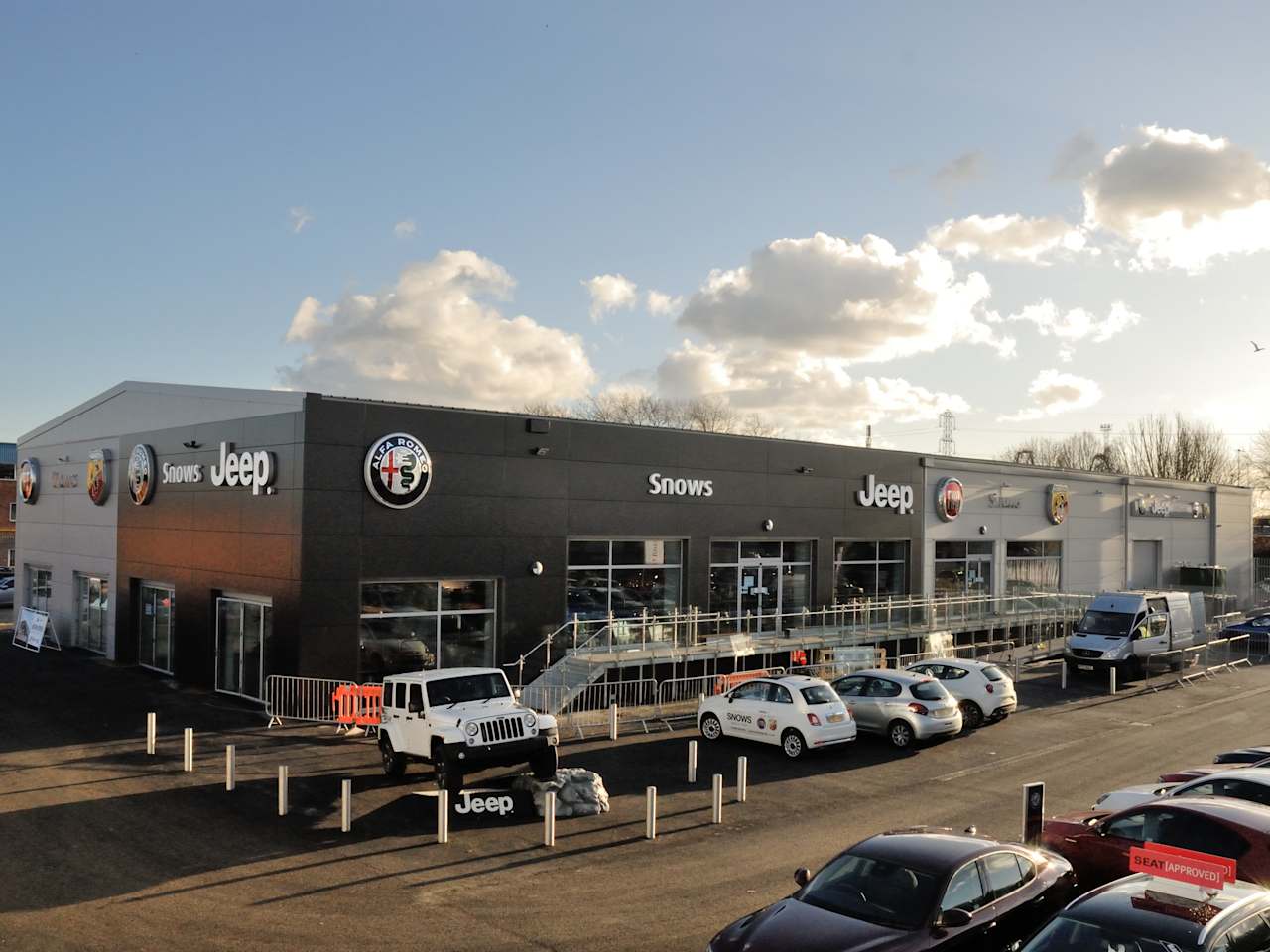 Snows reveal the construction story behind our new Fiat Brand Centre in Southampton