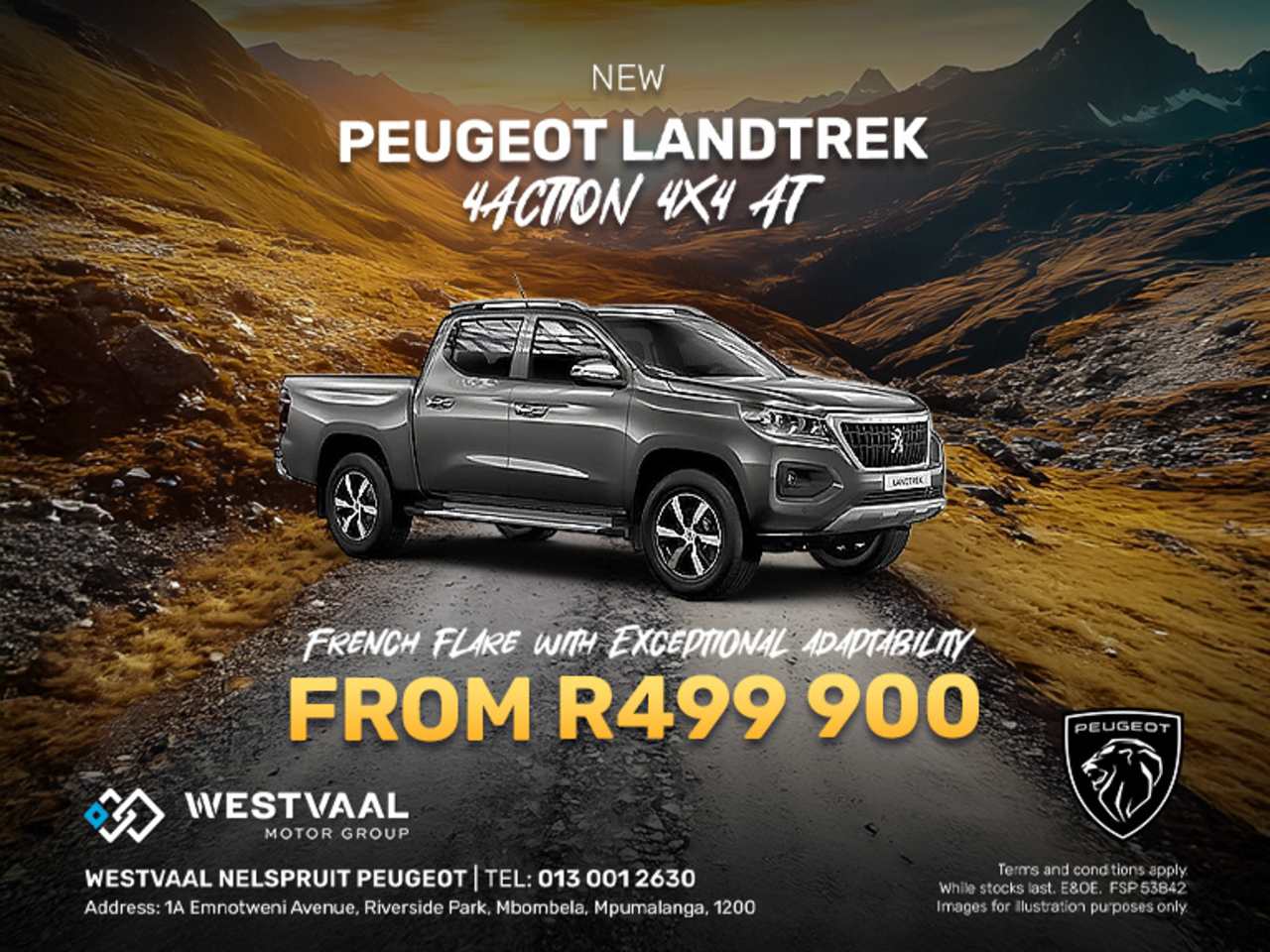 New Landtrek 4x4 From R499 900