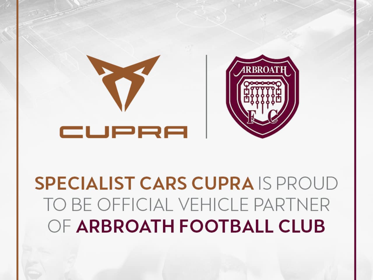 Specialist Cars CUPRA | Official Vehicle Partner of Arbroath FC