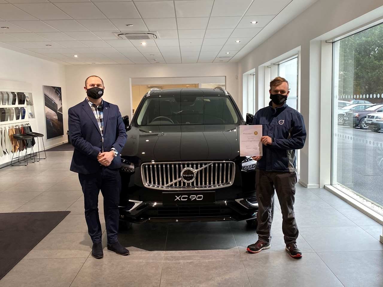 Dan Pearce at Volvo Winchester