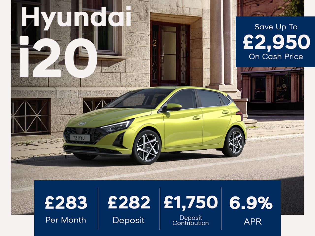 Low Deposit PCP: i20 Advance - £283 Per Month