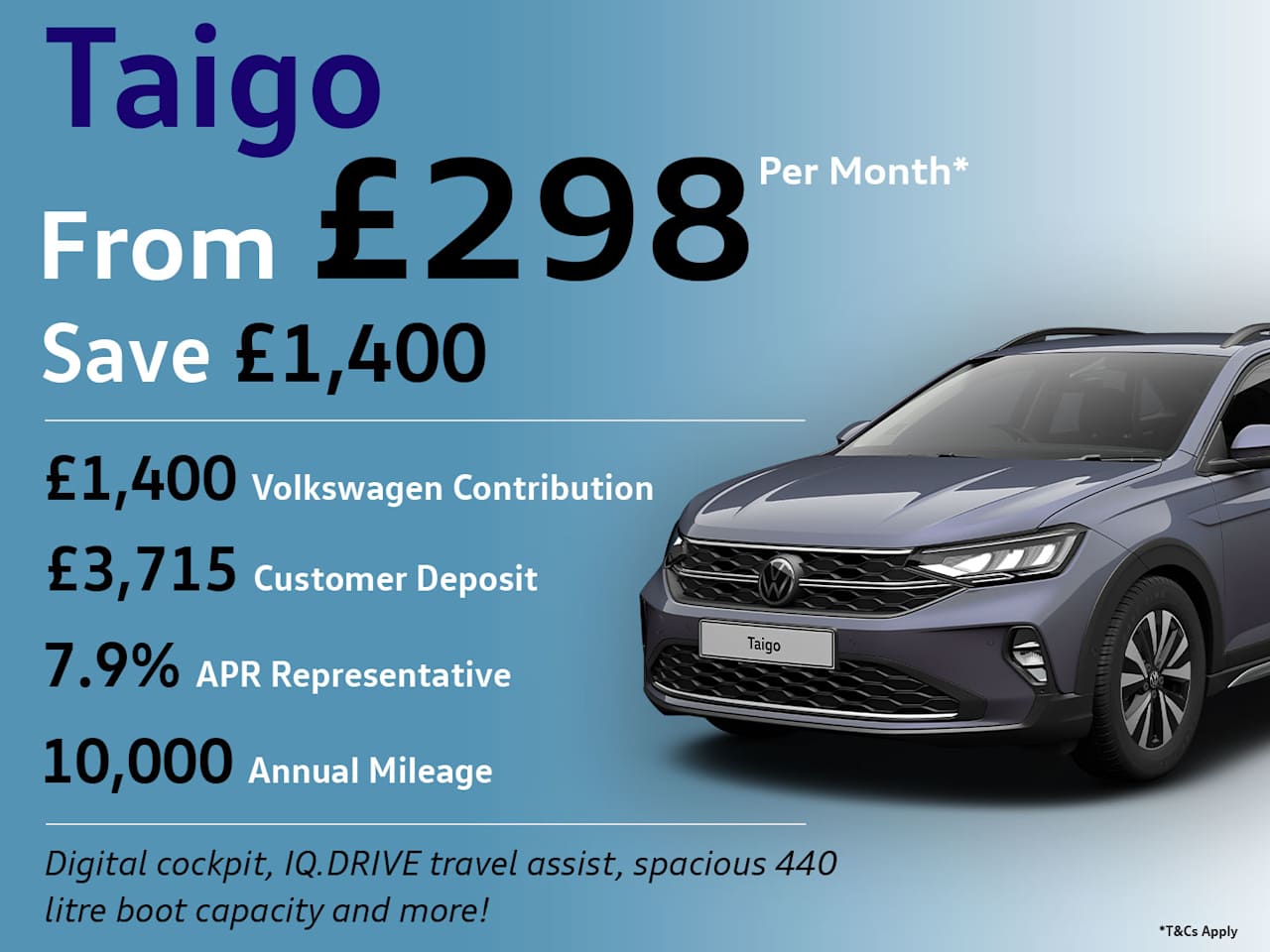Taigo Finance Offer