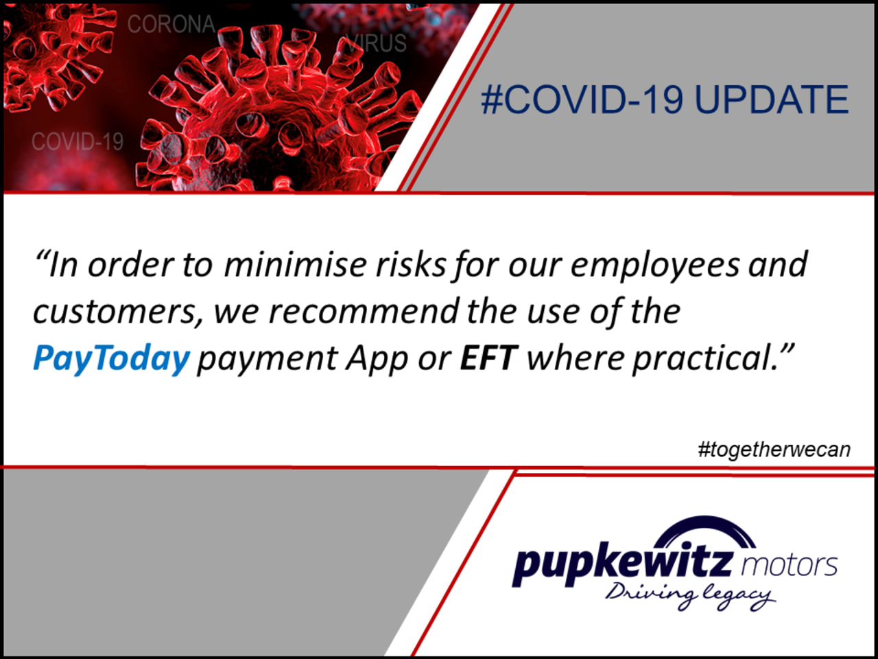 COVID 19 Update 27.04.2020