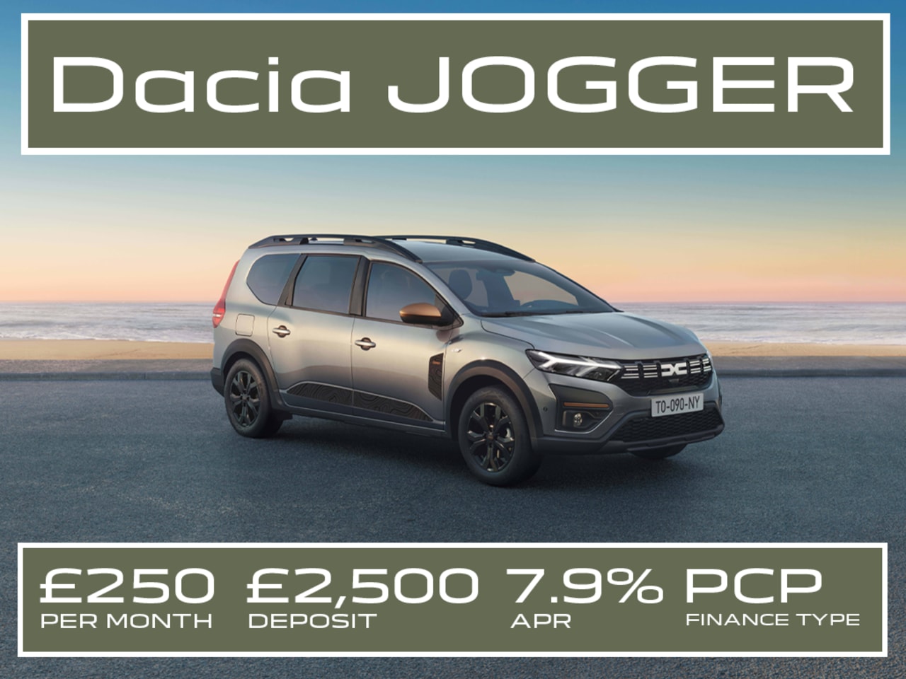 Low Payment PCP: JOGGER Expression - £250 Per Month