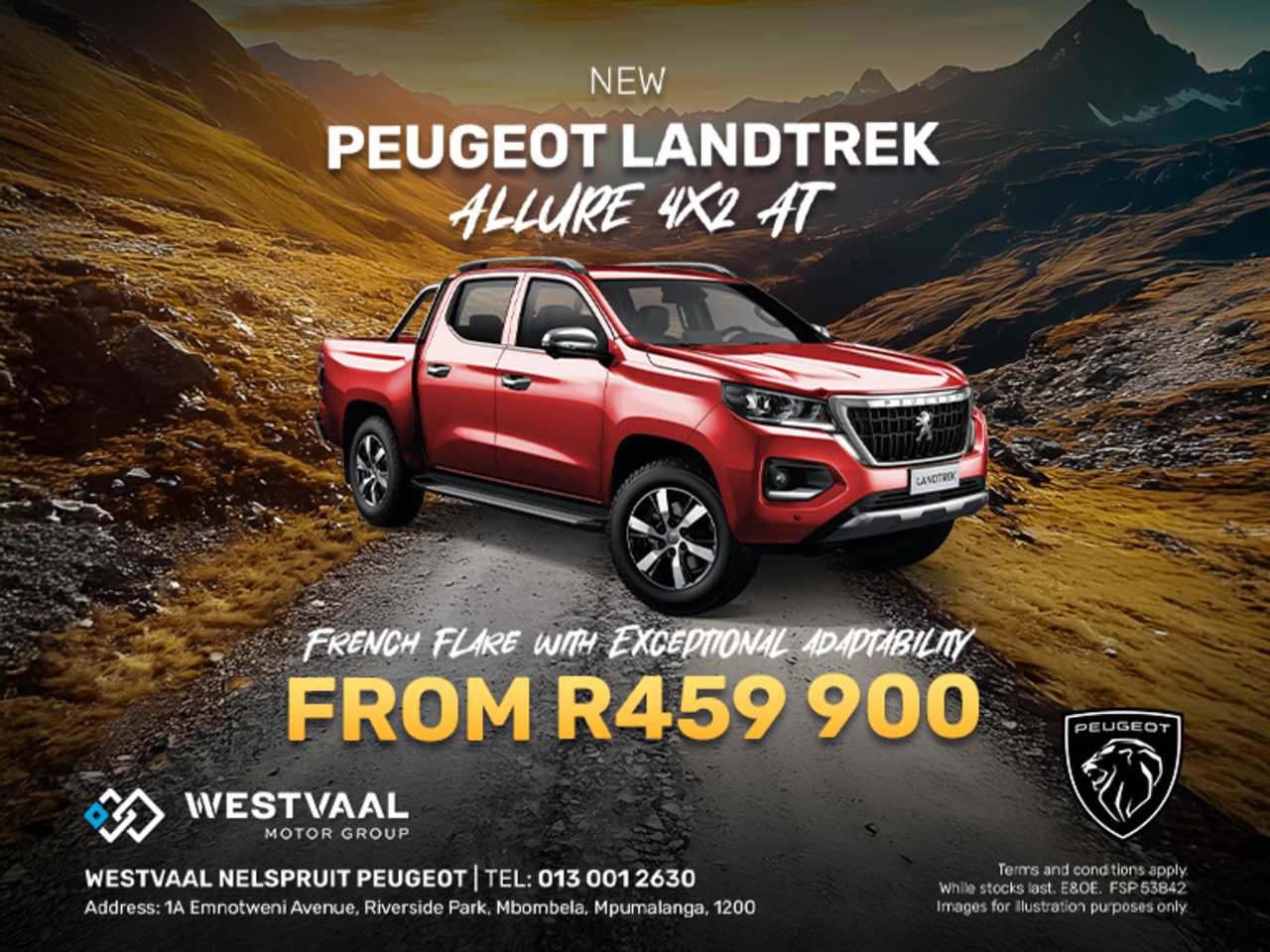 New Landtrek 4X2 From R459 900