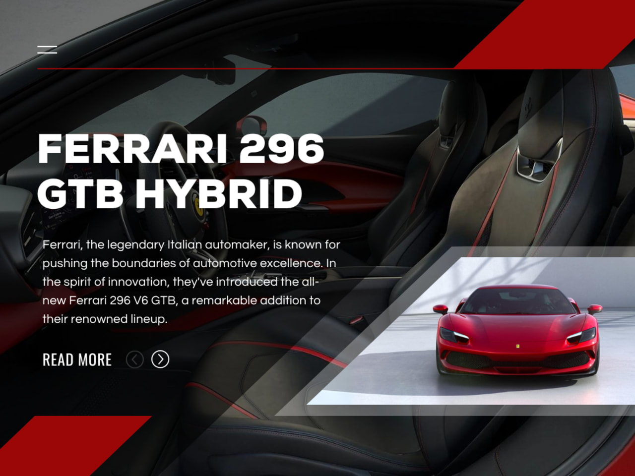 Ferrari 296 GTB: A New Era of Hybrid Performance and Innovation