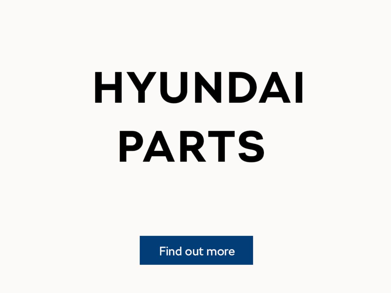 Genuine Hyundai Parts
