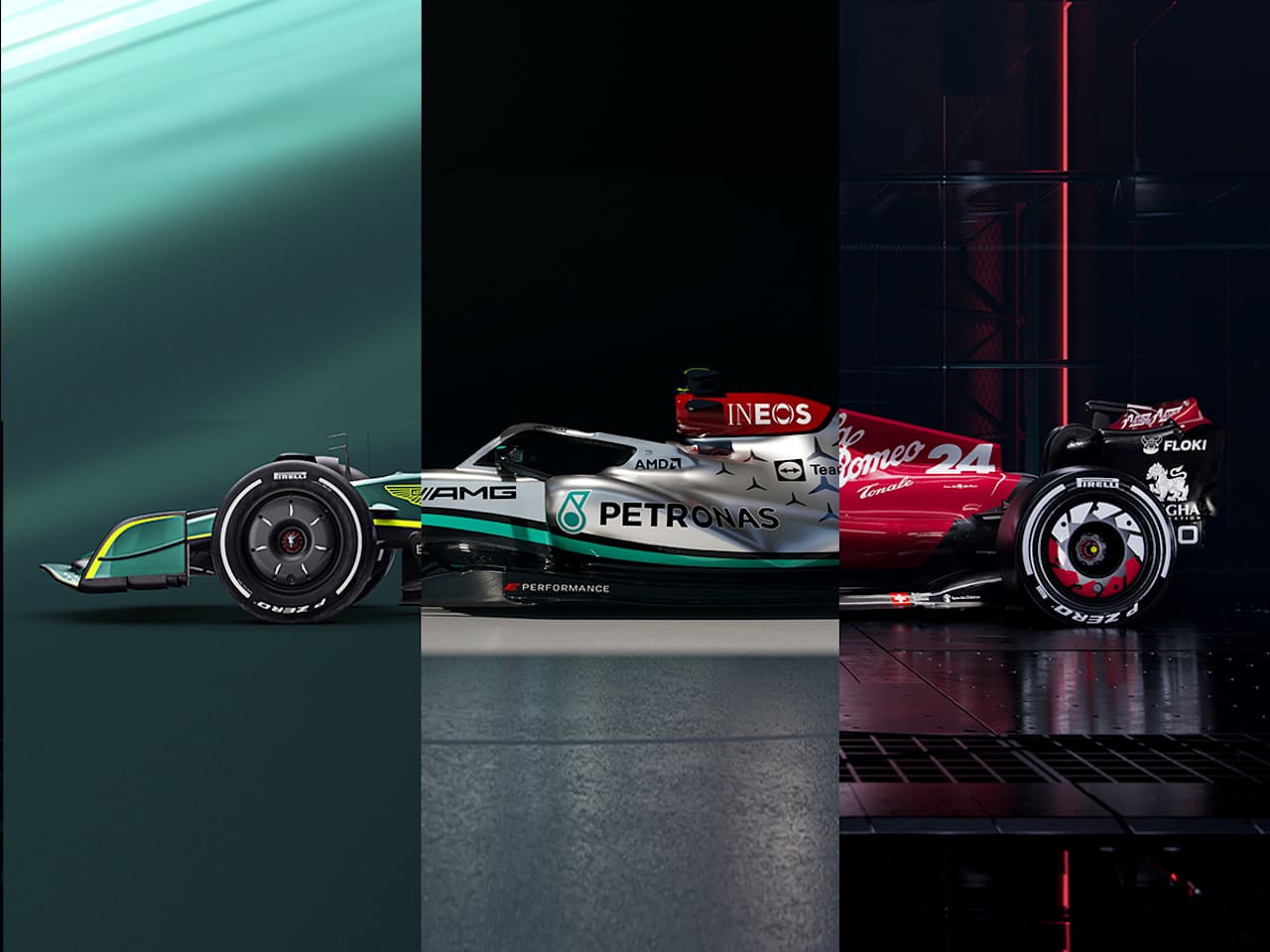 Formule 1 saison 2022 : Découvrez les F1 de Mercedes-AMG et Aston Martin