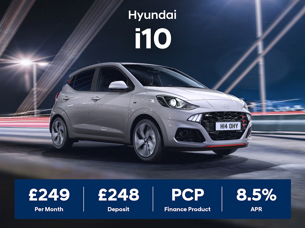 Low Deposit PCP: i10 Advance - £249 Per Month