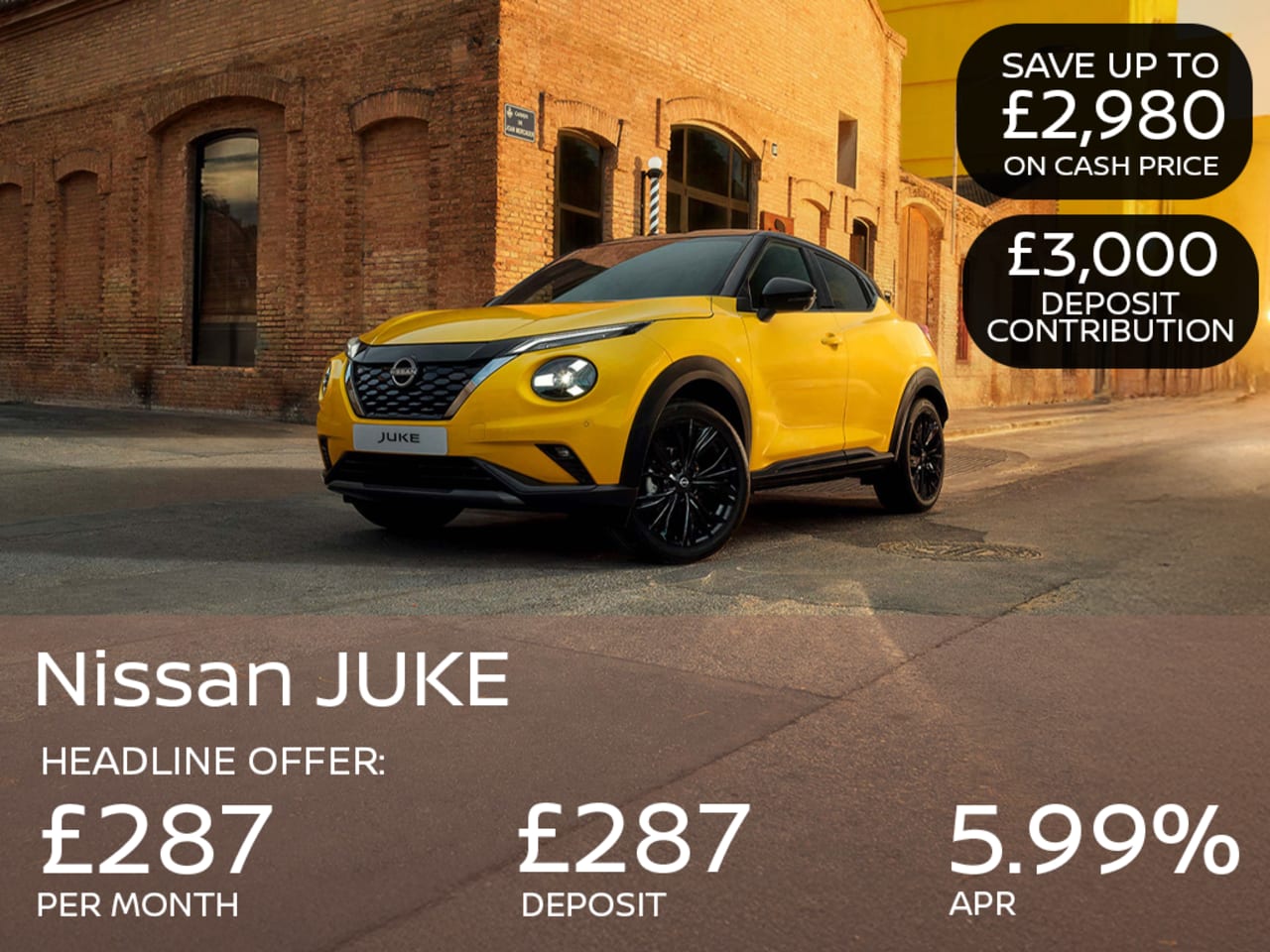 PCP: JUKE N-Connecta - £287 Per Month