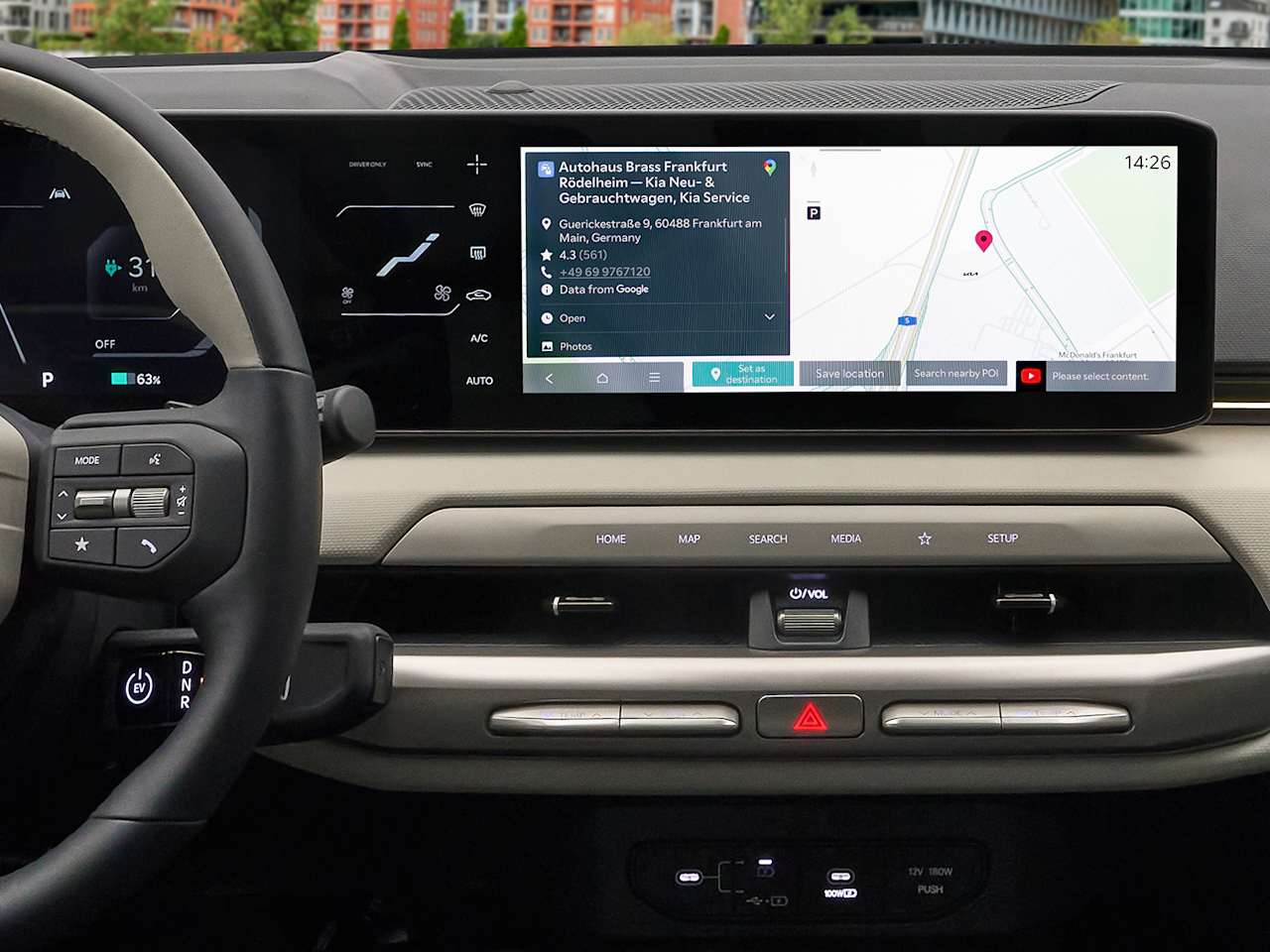 Kia adds new level to navigation with the launch of Google Points of Interest