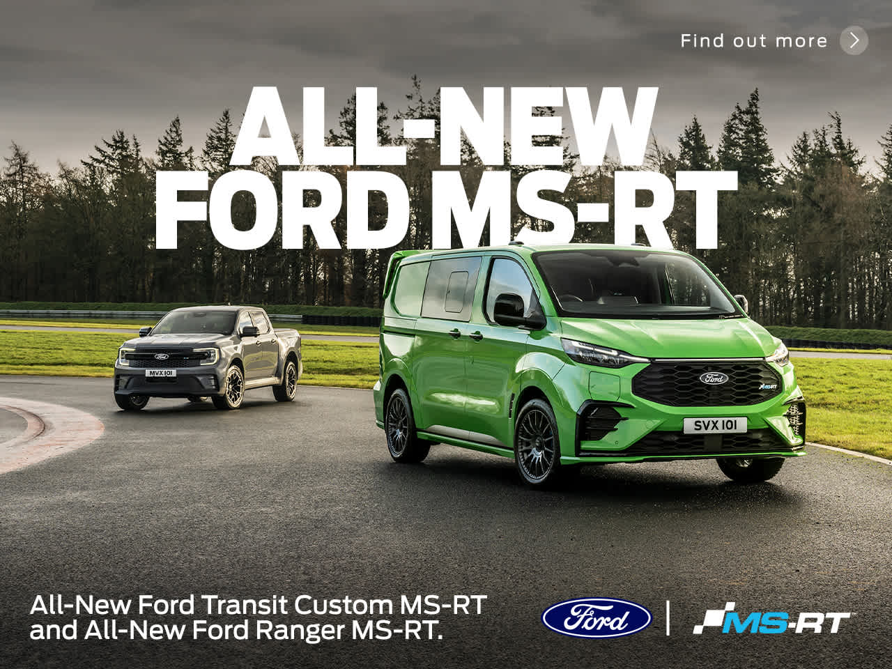 ALL-NEW FORD TRANSIT CUSTOM MS-RT AND RANGER MS-RT