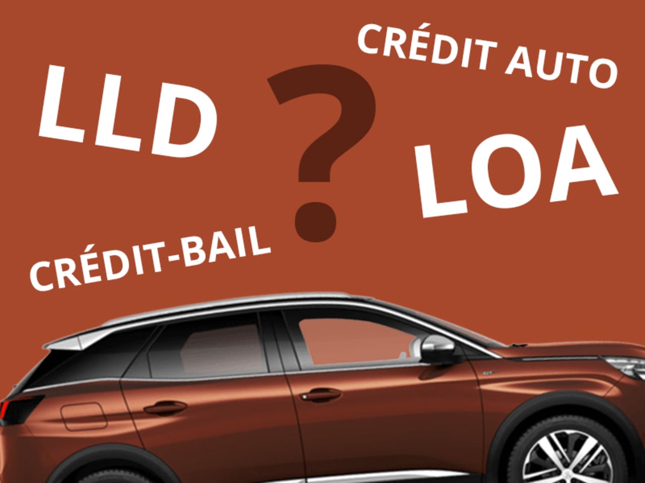 LOA, LLD, crédit bail... Quelles différences ?