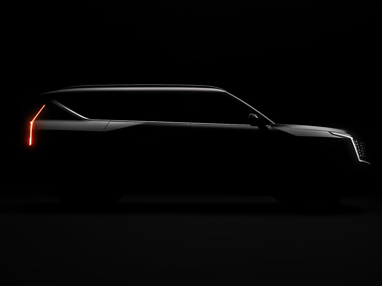 Kia EV9 SUV exterior teased in video clips