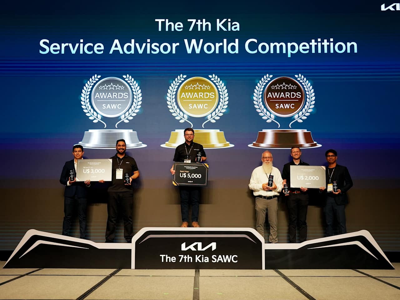Kia UK wins Service Advisor World Competition