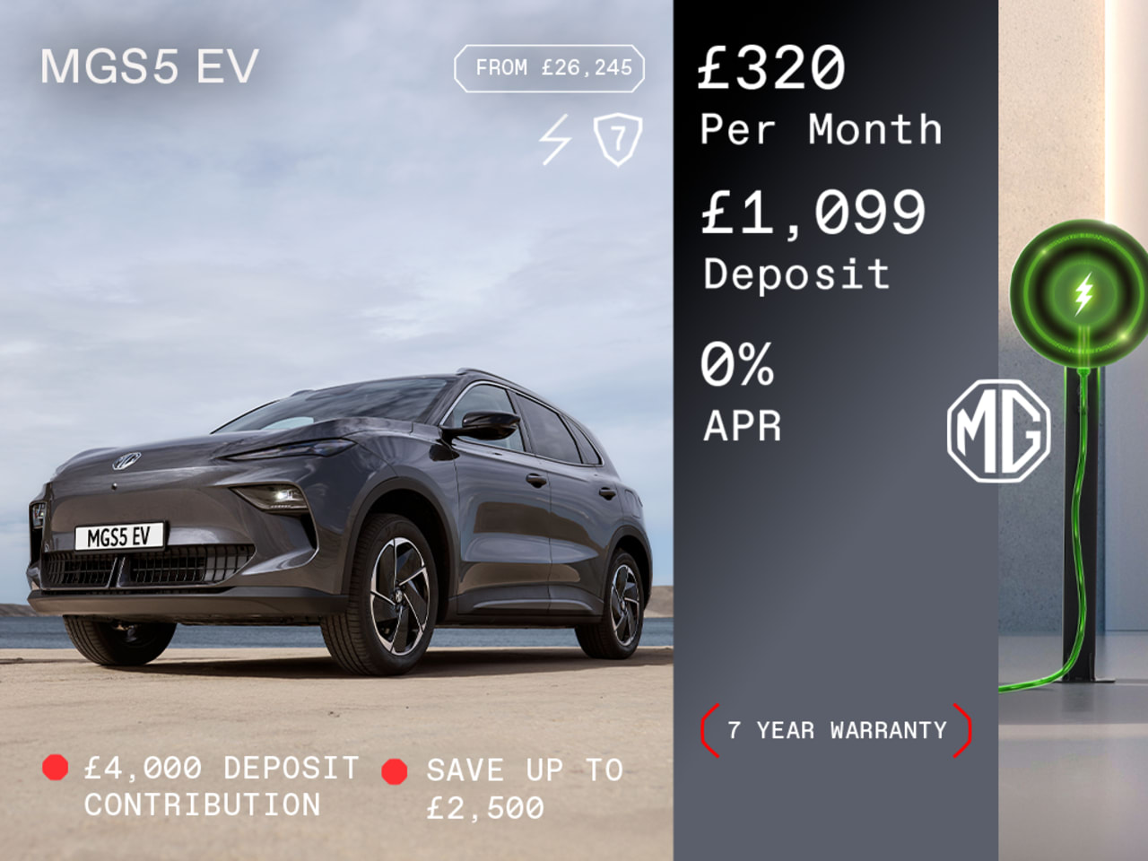 0% PCP: MGS5 Trophy Long Range - £320 Per Month