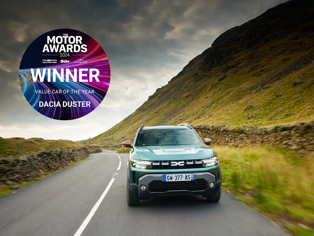 Dacia Duster Triumphs as ‘Value Car of the Year’ at 2024 News UK Motor Awards
