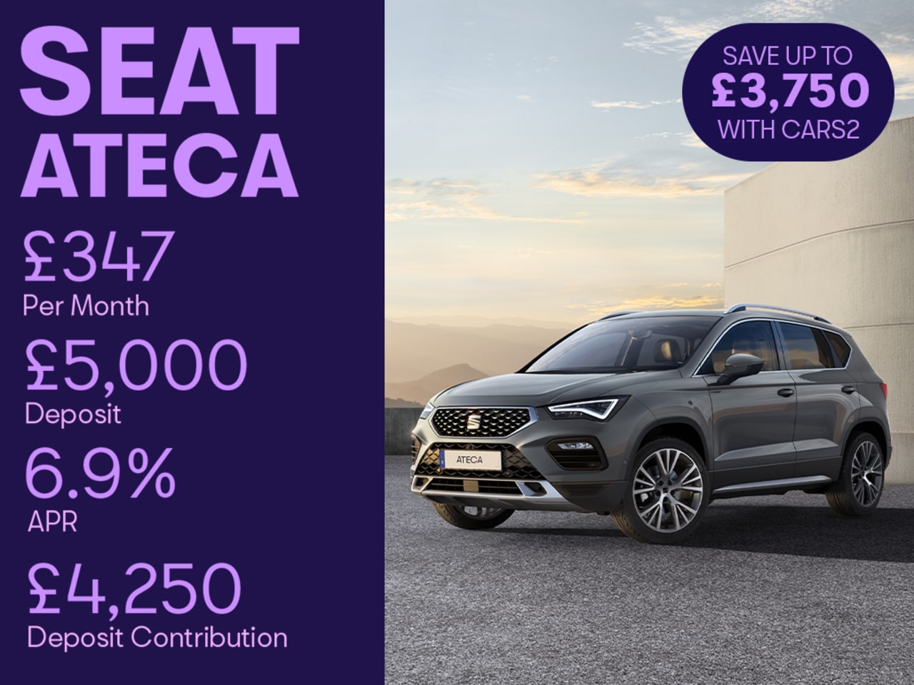 PCP: ATECA SE 1.5 - £347 Per Month