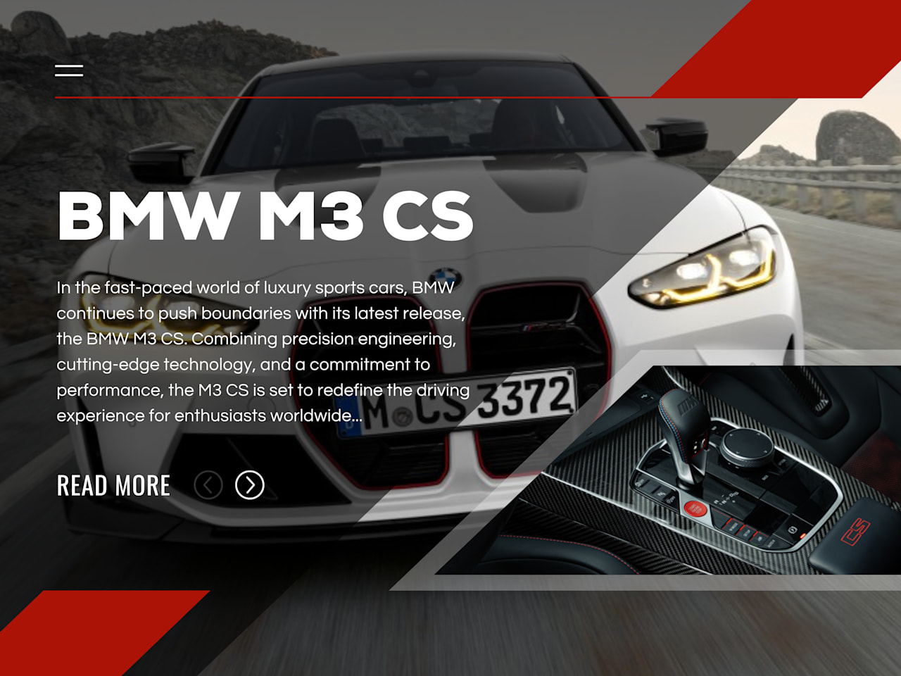 The All-New BMW M3 CS Dominates the Roads
