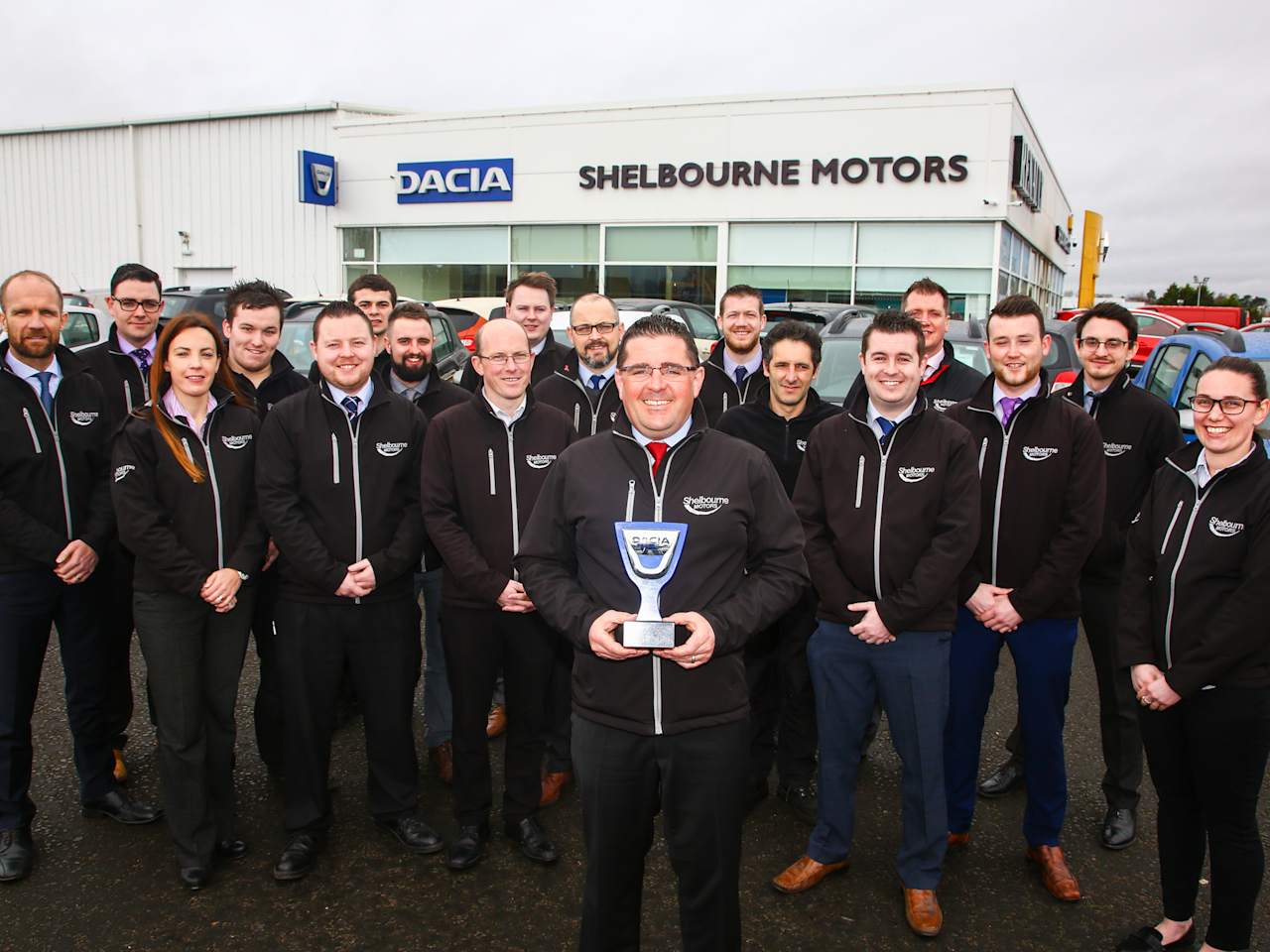 SHELBOURNE MOTORS CELEBRATE AWARD SUCCESS