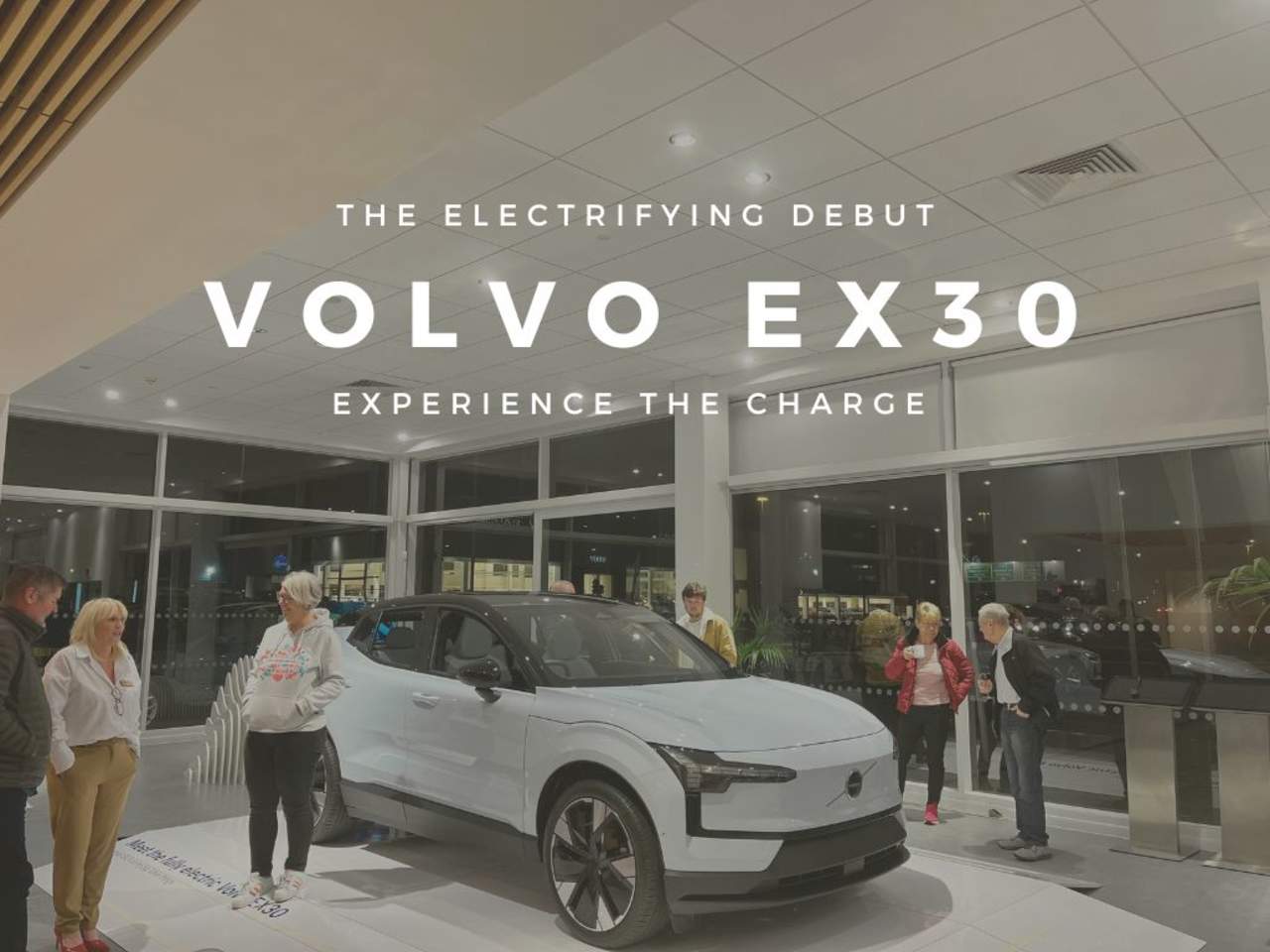 Experience the Charge: The Volvo EX30's Electrifying Debut