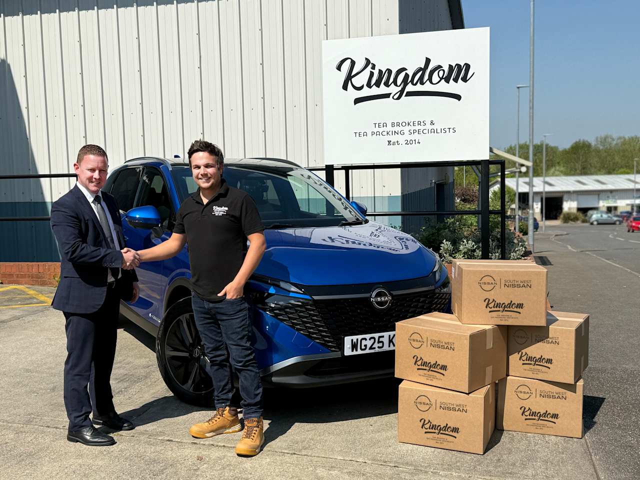 South West Nissan Celebrates National Tea Day with Local Collaboration