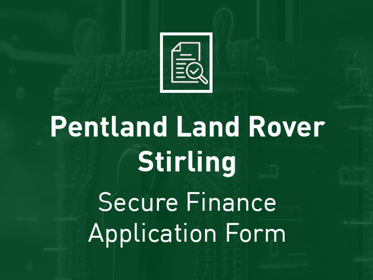 Pentland Land Rover Stirling