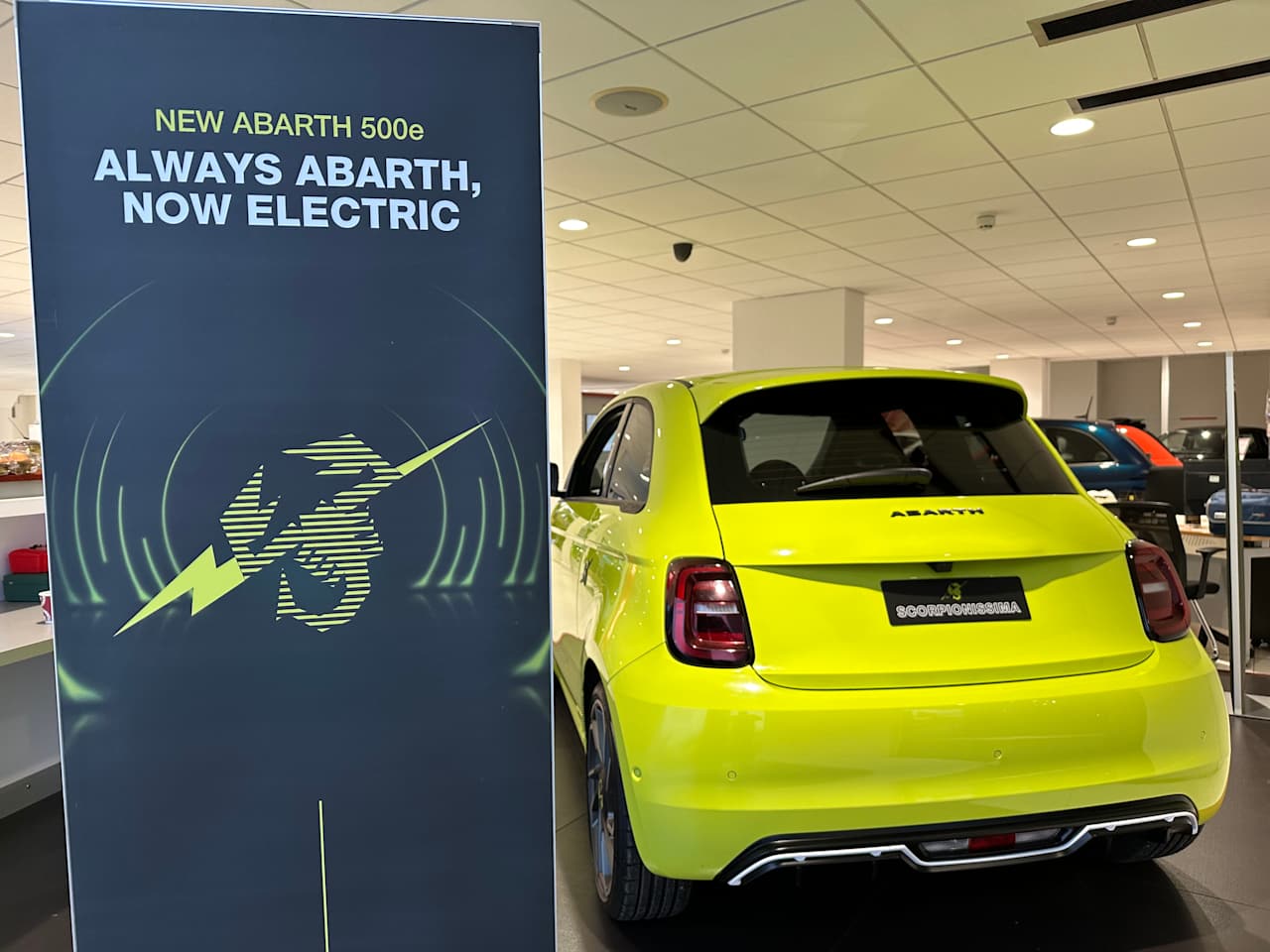Abarth 500e Scorpionissima Preview Day