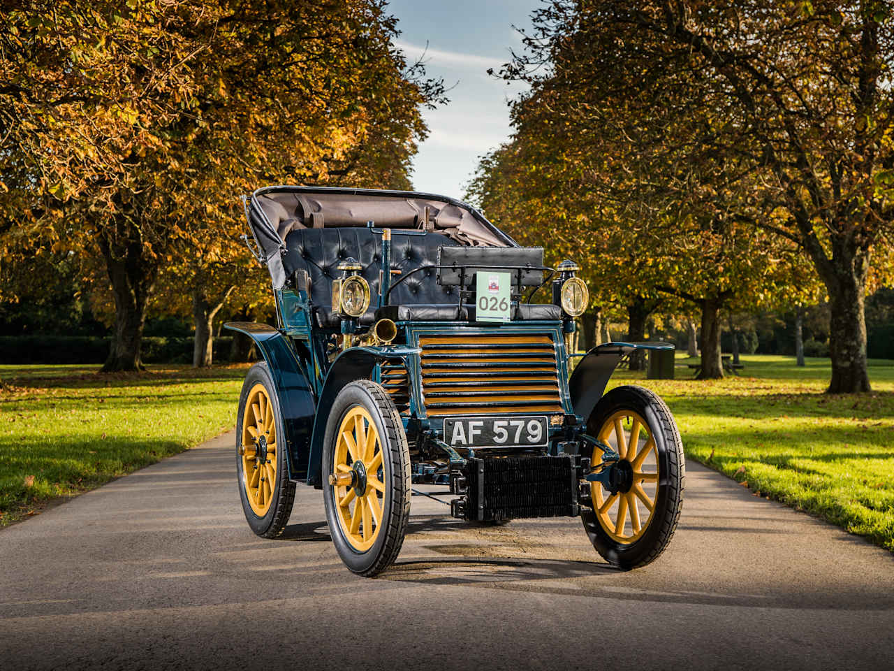The 1899 Fiat 3 ½ at the annual London to Brighton Veteran Car Run
