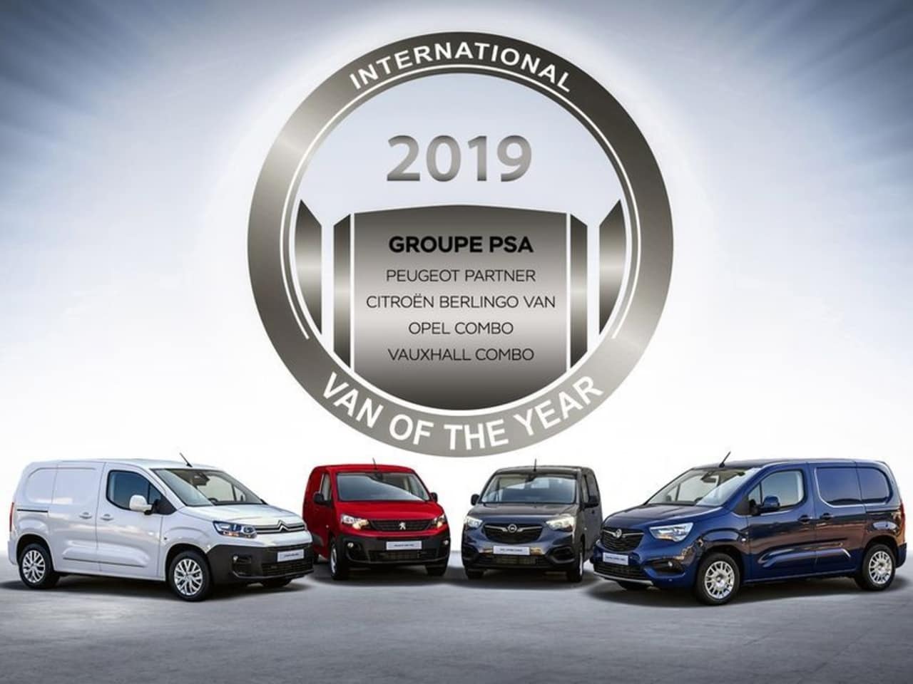 Groupe PSA wins the International Van of the Year 2019 award