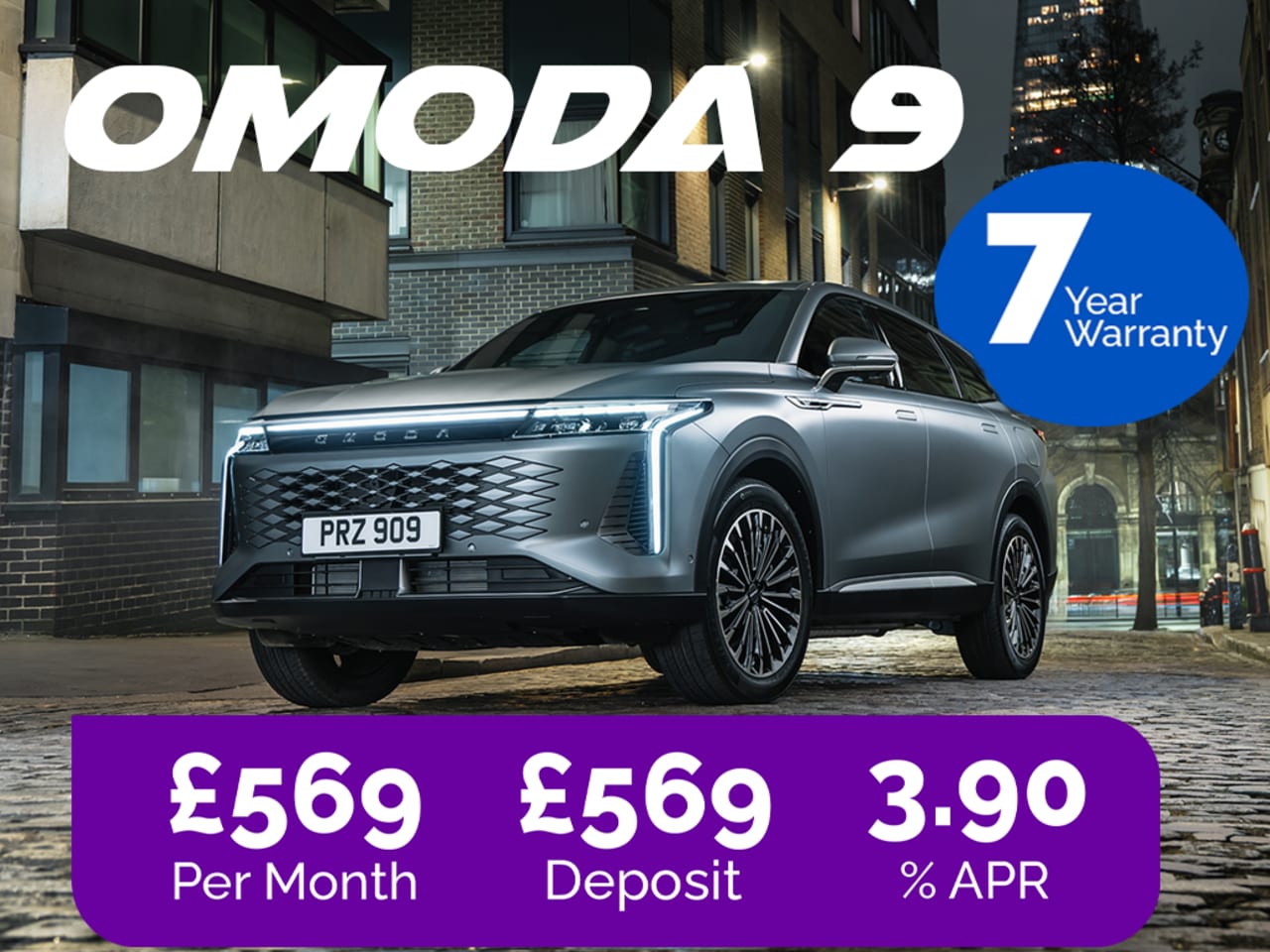PCP: OMODA 9 Noble - £569 Per Month