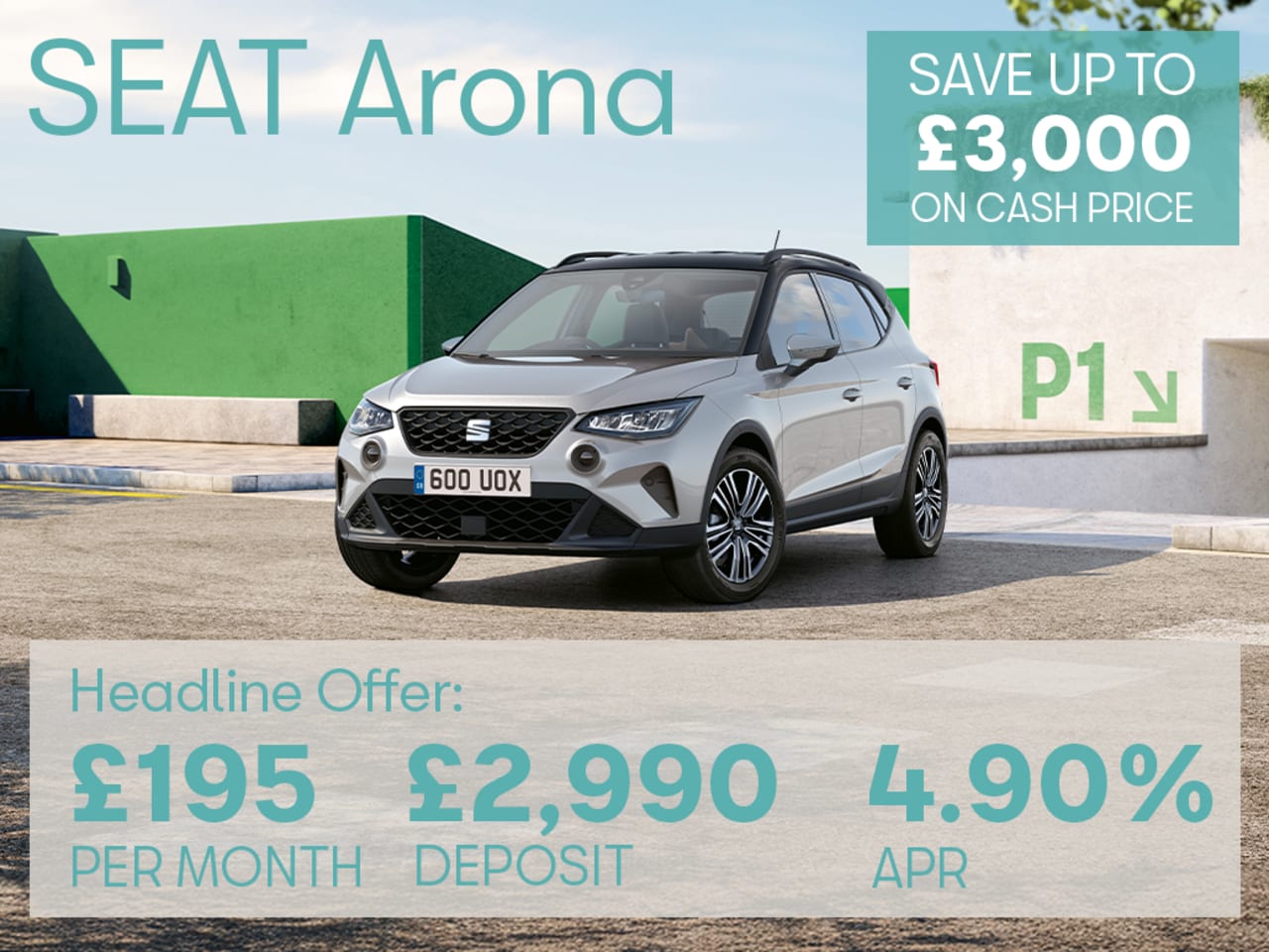 PCP: ARONA S - £195 Per Month