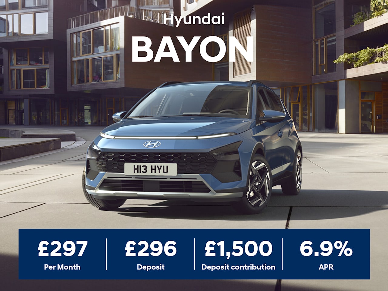 Low Deposit PCP: BAYON Advance - £297 Per Month