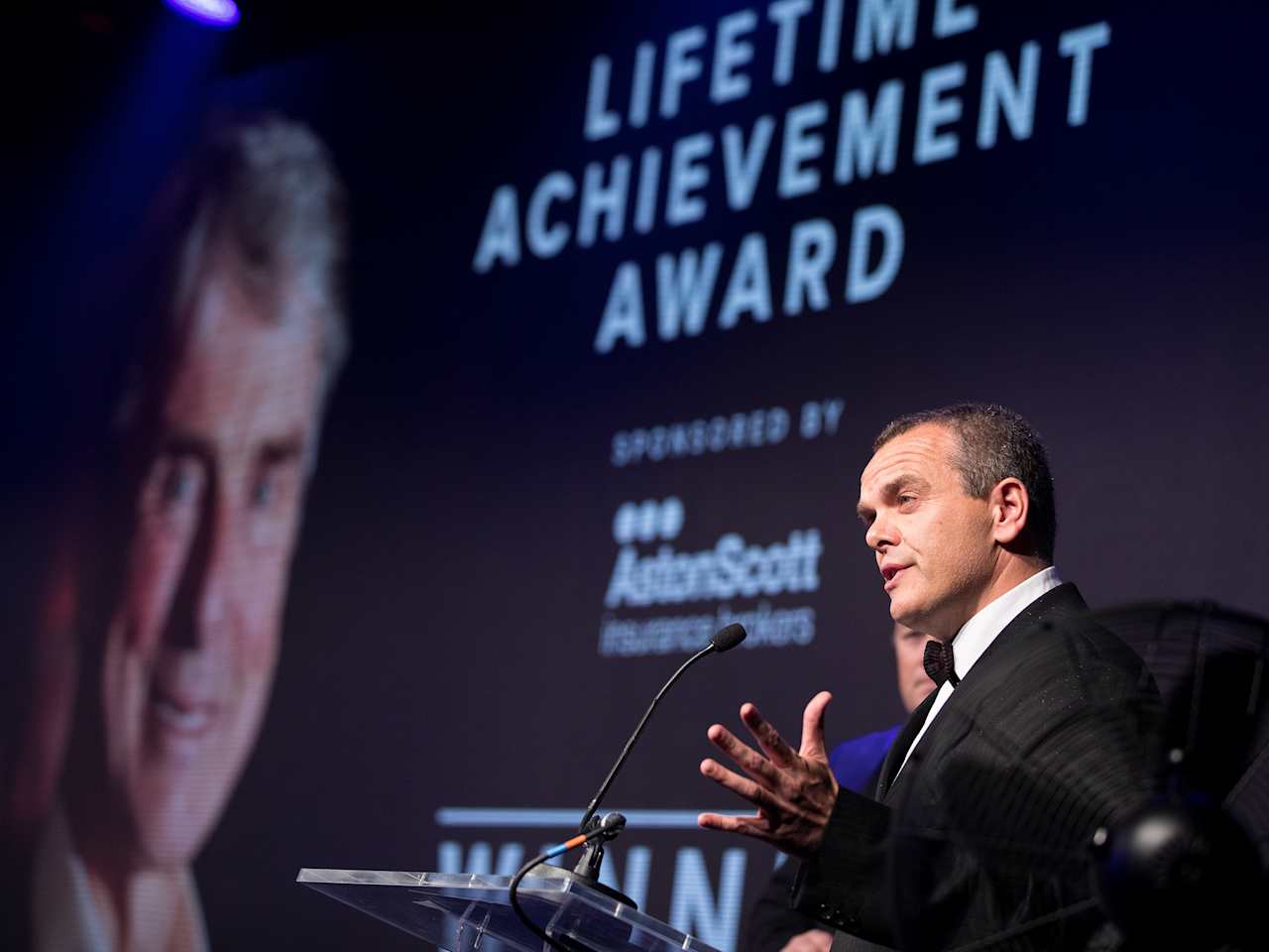 Snows late founder, Geoff Snow, has been honored with the Lifetime Achievement Award
