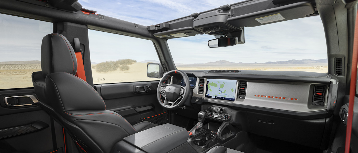 2025 Ford Bronco Raptor™ – Comfortable and Advanced Off-Road Interior