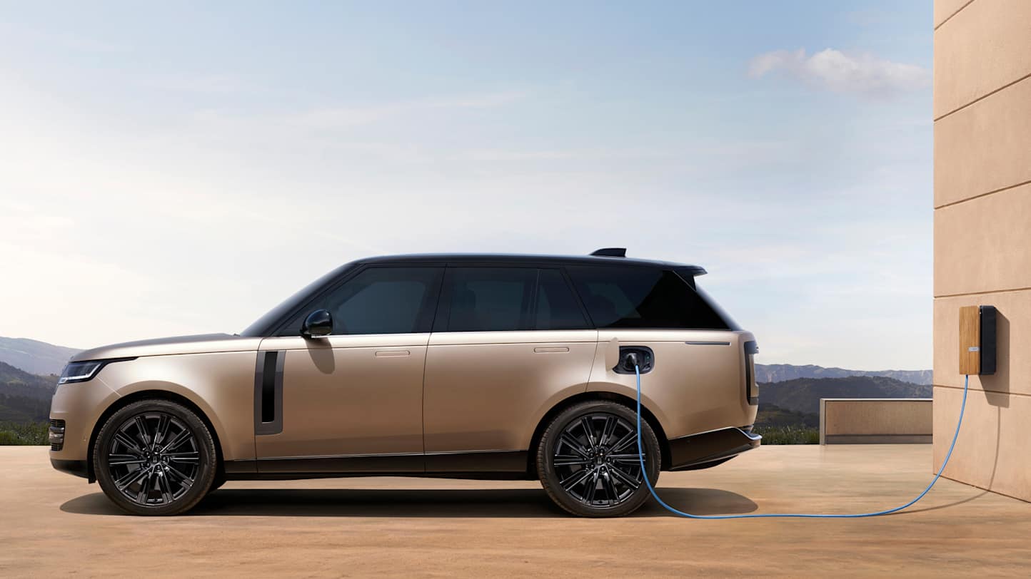 Range Rover Electric charging at home