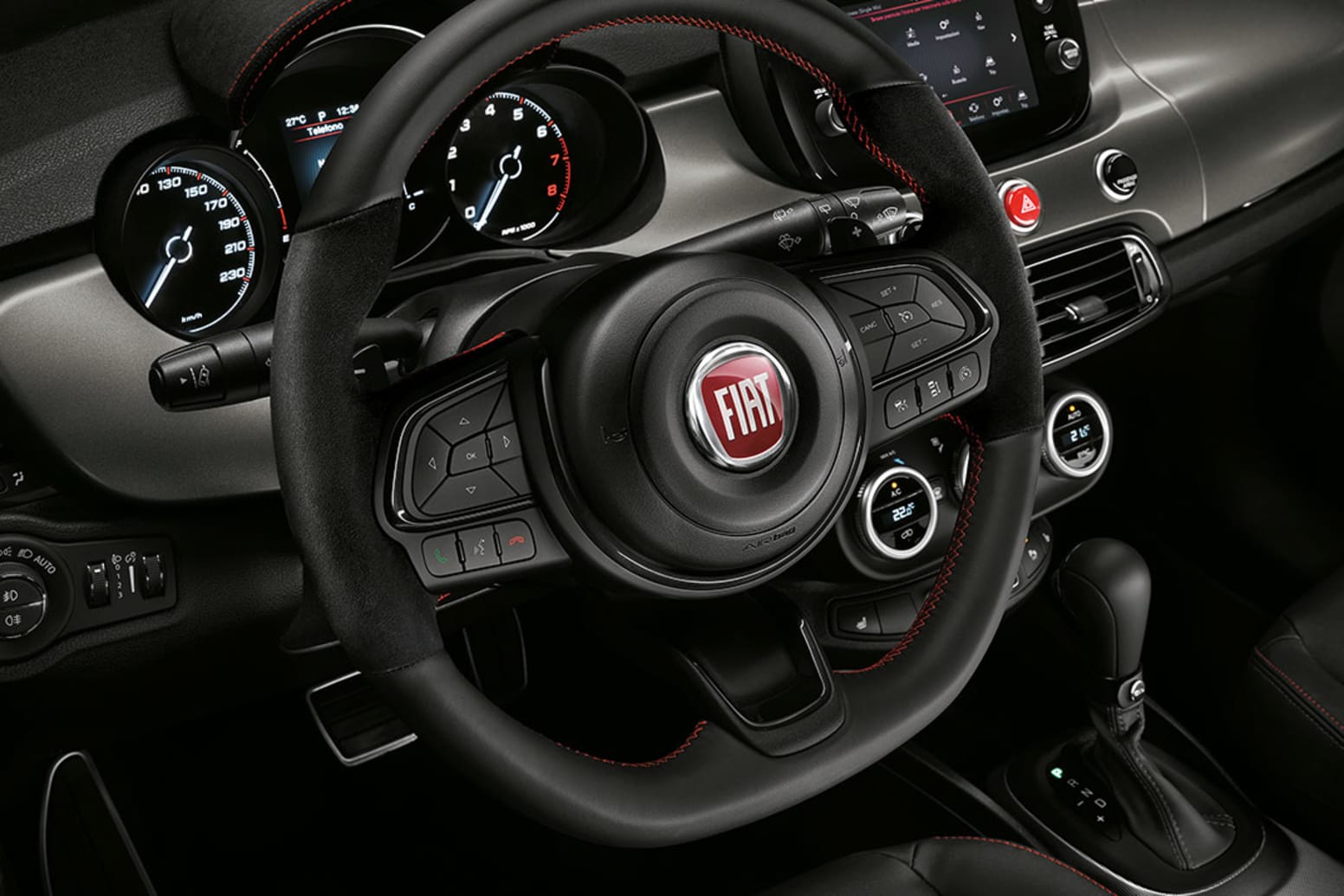 Fiat 500X Sport Interior Steering Wheel